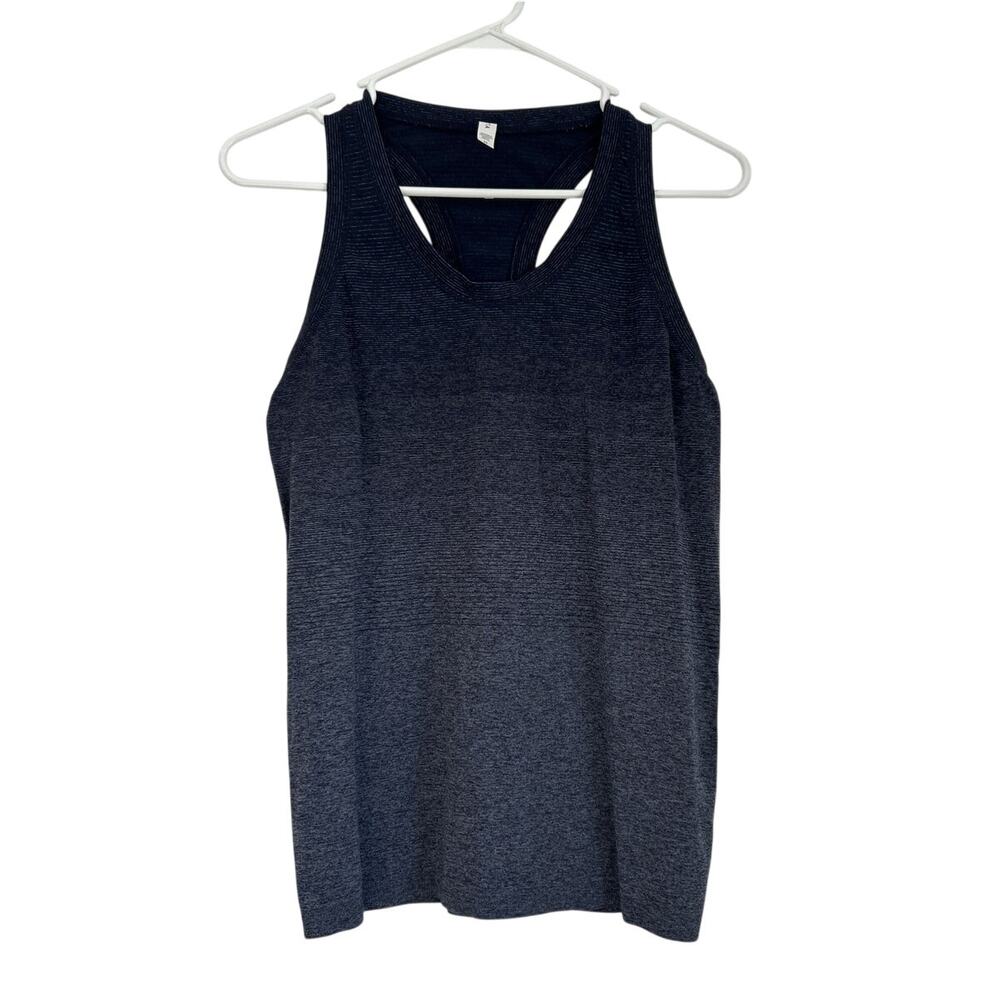 Athleta Ombre Racerback Tank Top, Blue, Women’s Size Medium